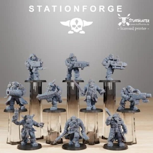 Orkaz Pirates Infantry Set (10) - Station Forge - Space Grimdark 28-32mm - Picture 1 of 8
