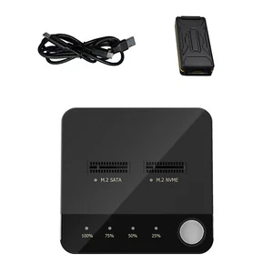 Duplicateur double baie M.2 SATA/NVME disque hors ligne clone copie duplicateur neuf - Photo 1/14