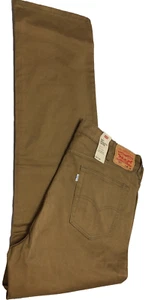 Men's 40X34 541 Levi Strauss Tan Pants, Athletic Stretch Slightly Tapered Fit - Picture 1 of 15