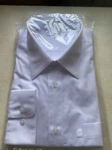 Modena Men’s Long Sleeve White Dress Shirt BIG 18 34/35 - Picture 1 of 14