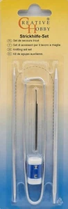 Strickhilfe Set / Nadelspiel - Maschenraffer - Reizenzähler - Nähnadel - Bild 1 von 1