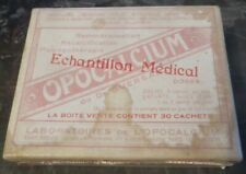 Boîte pharmacie « Opocalcium » en carton - ancienne POIDS : 20 g LONGUEUR : 9,3 