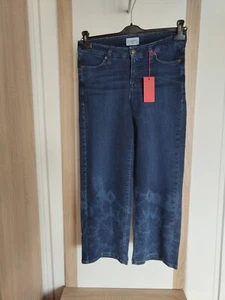 Cambio 7/8 Jeans dunkelblau Stretch Batik Blumen Gr. 36 *neu* - Bild 1 von 7
