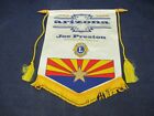 Vintage Lions Club Banner Flag 1998 Joe Preston Arizona Melvin Jones