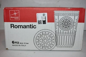 Bormioli Rocco Romantic Set Of 6 Tumbler Glasses, 11.5 Oz. Clear Crystal Glass - Picture 1 of 2