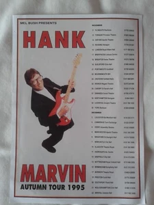Hank Marvin (The Shadows) - Autumn Tour 1995 Flyer (A5 Size) - Bild 1 von 1