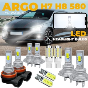 For VW Scirocco Led Headlight DRL Xenon White 6000k Fog Side Light Bulbs 15-18 - Picture 1 of 23