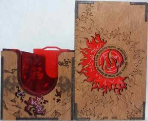 MTG Commander Deck Box XL RED Magic the Gathering - Foto 1 di 7