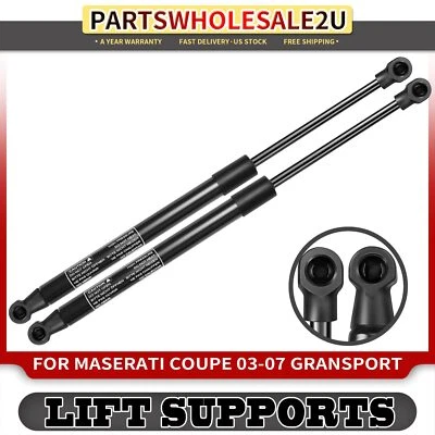 2x Front Hood Lift Supports Gas Strut for Maserati 3200 GT GranSport Coupe 4200 - Image 1 of 4