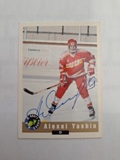 1992 Classic Draft Picks  ALEXEI YASHIN  Autograph USSR SP Auto RARE SSP RC