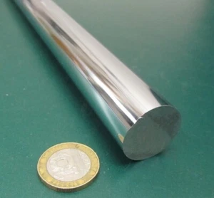 Chrome Plated Rod - Shaft, Undersized 1" Diameter x 24" Length, 1 Unit - Picture 1 of 12