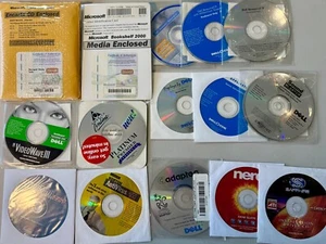 Microsoft Works Suite 2001 6 CDs; Plus 12 Other CD's from my Dell; New Sealed - Imagen 1 de 10