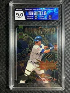 1998 Fleer Skybox Metal Universe DIAMOND HEROES #1 Ken Griffey Jr HGA 9 MINT  - Picture 1 of 2