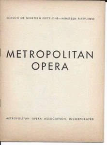 Jack Gilford & Maria Karnilova Metropolitan Opera Playbill "Fledermaus" 1952 - Imagen 1 de 2