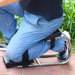 Rodillera de acero inoxidable 304, asiento de rodilla, soporte de tobillo asiento de protección de rodilla - Imagen 1 de 4