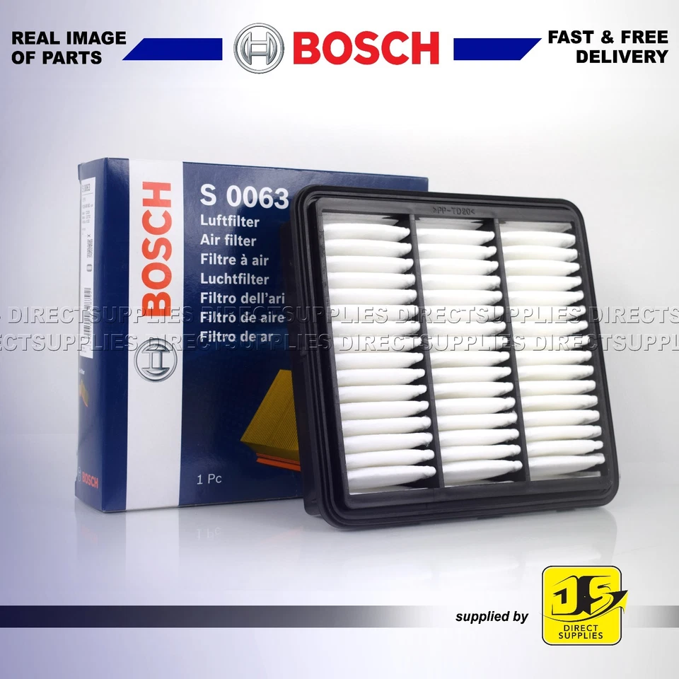 Se adapta a FILTRO DE AIRE BOSCH HYUNDAI ELANTRA i30 KIA CEE'D CERATO PRO 1.4 1.6 2.0 S0063 Foto 1 de 1