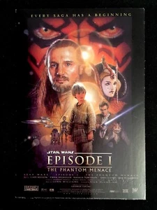Star Wars Episode I Movie Promo Advertising Vintage Postcard - Picture 1 of 2