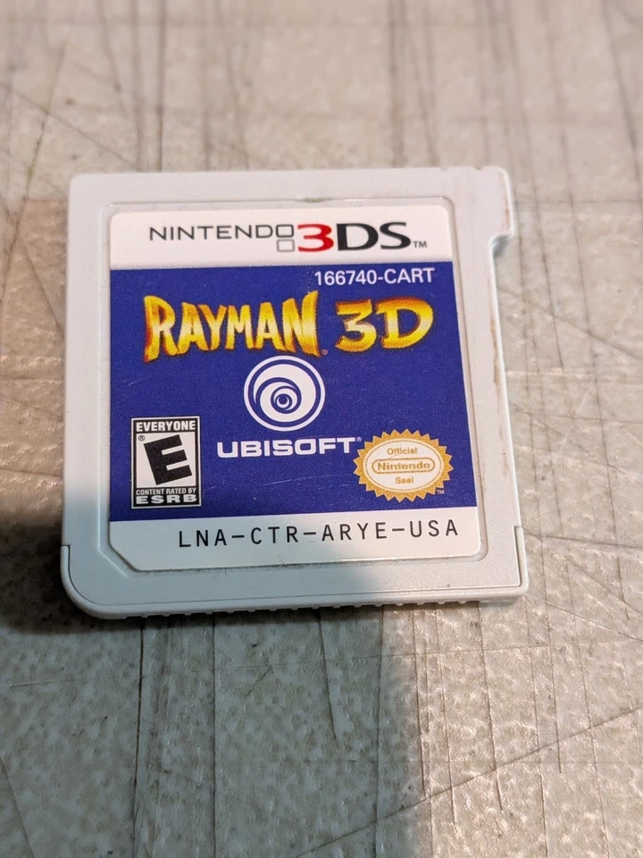 Rayman 3D (Nintendo 3DS, 2011) - Tested - Authentic - Image 1 of 2