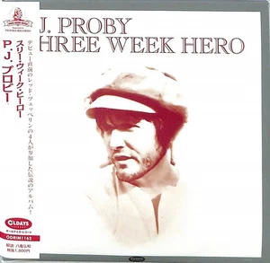 P.J. PROBY Three Week Hero [Paper Sleeve CD] - Imagen 1 de 3