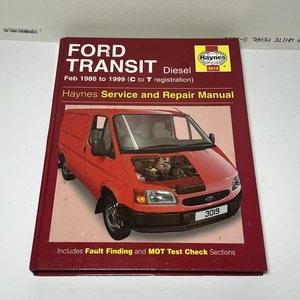 Haynes Owners Workshop Manual 3019 Ford Transit Feb 1986-1999 (C-T Reg) Diesel - Picture 1 of 6