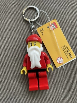 Retired Lego Father Christmas / Santa Keyring Torch - Image 1 of 2