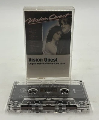 Vision Quest Movie Soundtrack Cassette Tape 1985 Madonna JOURNEY Dio Foreigner Foto 1 de 4