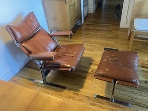 MCM Lounge Chair And Ottoman By Richard Hersberger. - Picture 1 of 4