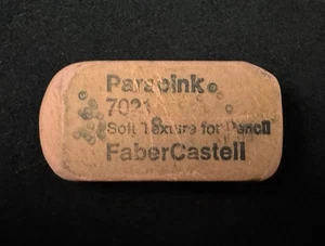 Vintage FaberCastell ParaPink #7021 Soft Texture For Pencil Eraser - Picture 1 of 3
