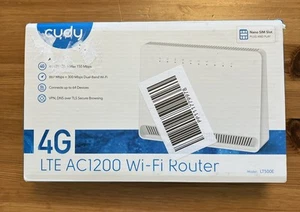 Cudy 4G LTE AC1200 Dual Band WLAN Router, 1200Mbps Mesh kompatibel WLAN - Bild 1 von 6