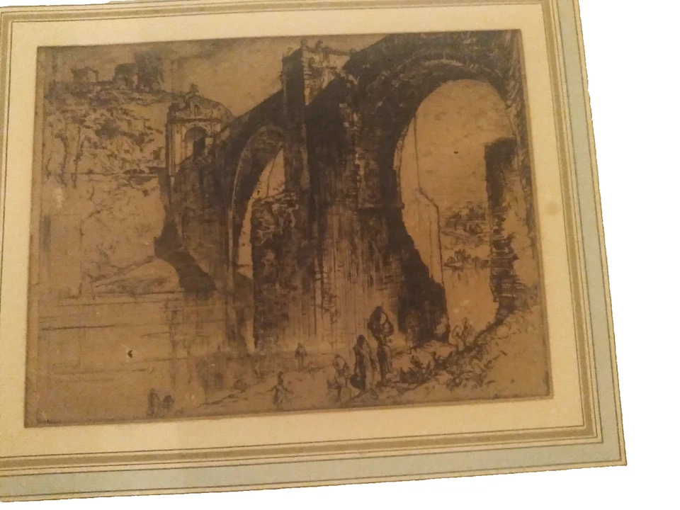 Architecture oil? on canvas - Image 1 of 1