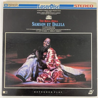 The Royal Opera Samson et Dalila (1982) LD Laserdisc - Image 1 of 4