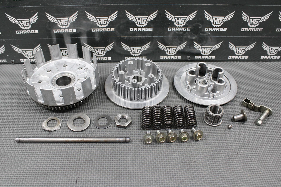 1999 87-99 HONDA CR125R OEM ПОЛНОЕ СЦЕПЛЕНИЕ С ПРУЖИНАМИ КОРЗИНА СТУПИЦА 22100-KZ4-700 - Изображение 1 из 4