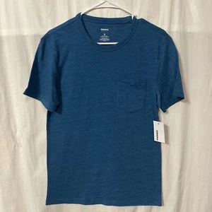 Sonoma Men's Pocket T-shirt Size Small Mid Indigo - Picture 1 of 5