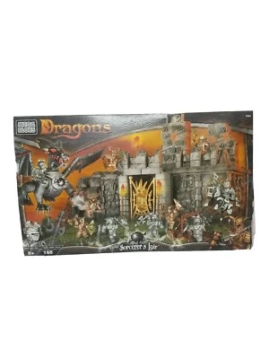Mega Blocks Dragons # 9886 Sorcerer's Lair частично запечатанный отсутствующий дракон - Изображение 1 из 3