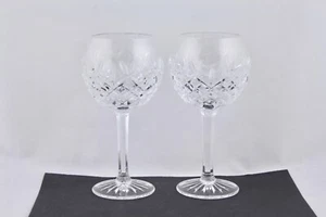 SET OF 2 WATERFORD CRYSTAL PALLAS 7-3/8" CLARET WINE GLASSES – MINT - Picture 1 of 5