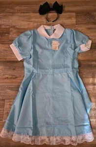 Anime Cute Maid Outfit Lace Trim Apron Lolita Dress Uniform Costume, Size: Small - Picture 1 of 3