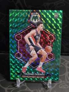 2023-24 Panini Mosaic Green Prizm Rookie RC SP #249 Toumani Camara Trailblazers - Picture 1 of 2