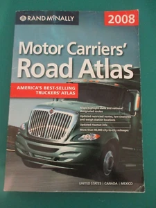 Road Atlas Rand McNally Motor Carriers Edition 2008 - Imagen 1 de 6