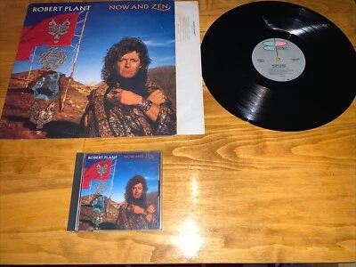 ROBERT PLANT - Now and Zen (1988) Vinyl LP Record VG-M02-Bonus CD-  Rock - Image 1 of 4