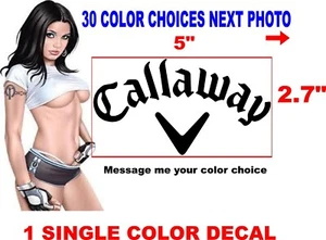 CALLAWAY GOLF ABZIEHBILD 30 FARBAUSWAHL Nachricht mir Ihre Farbwahl - Bild 1 von 2
