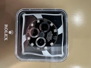 ROLEX DAYTONA FACTORY BLACK DIAMOND DIAL, VERY RARE 100% AUTHENTIC - Picture 1 of 2