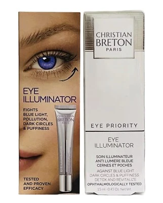 LOTE de 2 iluminadores de ojos Christian Breton combaten las ojeras y la hinchazón .45 oz Foto 1 de 2