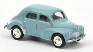 MODELLINO AUTO EPOCA STATICO NOREV RENAULT 4CV 1952 BLU MODELLISMO SCALA 1:64 - Foto 1 di 2