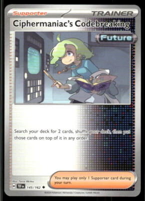 SV05: Temporal Forces #145/162 Ciphermaniac's Codebreaking - Image 1 of 2