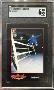 1993 Big Brother Skateboard Magazine Tim Brauch SGC 6 Graded EX-MT Rookie HTF - Picture 1 of 2