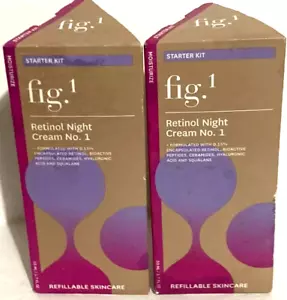 Lot (2) Fig.1 Retinol Night Cream No. 1, 0.15% Encapsulated Retinol, 1.7 oz. - Picture 1 of 2
