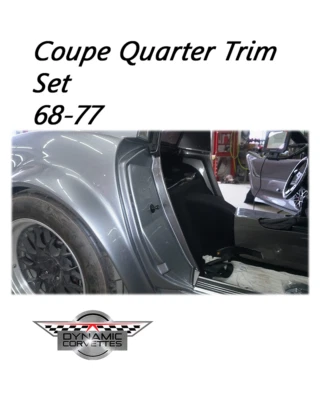 Cuarto de moldura Corvette cupé para C3 1968-1976 Foto 1 de 4