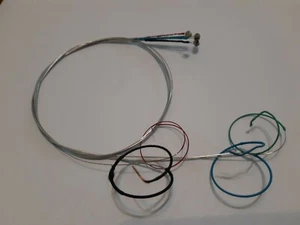 VIOLIN STRINGS SET 4/4 Set E,A,D,G GERMAN SILVER WOUND BALL ENDS-TAKEN OFF NEW   - Picture 1 of 5