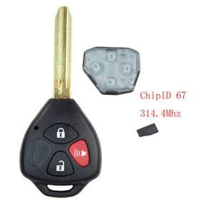Remote Ignition Transponder for Toyota 3Buttons HYQ12BBY Chip 4D67 314.4MHz - Imagen 1 de 8
