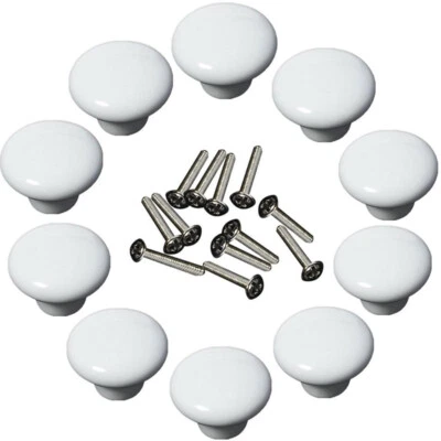 Ceramic Ceramic Door Knobs 1-32Set of 38mm Kitchen Cupboard Drawer Pull Handle - Image 1 of 4